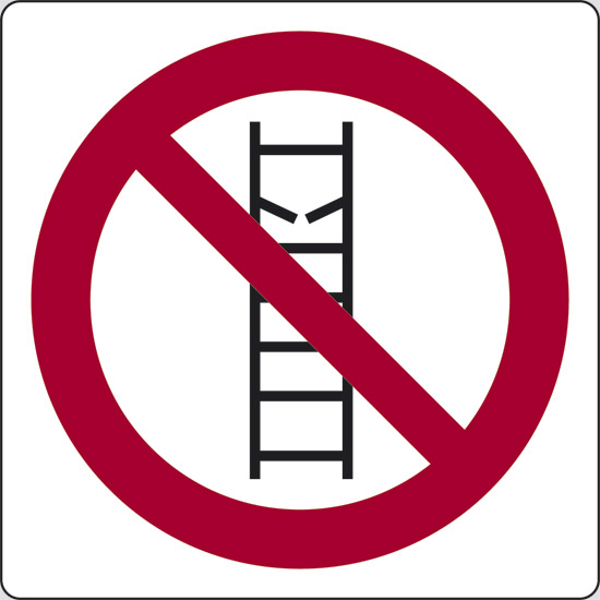 (non usare le scale in cattivo stato)