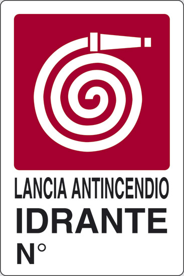 LANCIA ANTINCENDIO IDRANTE N°