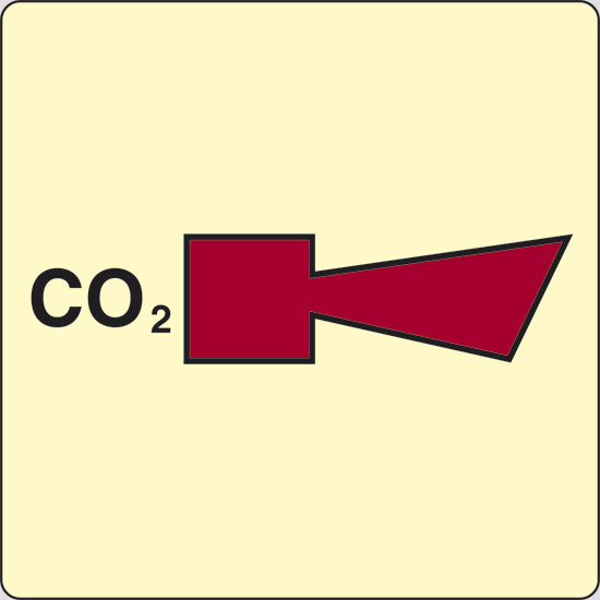 CO2 (sirena CO2) luminescente
