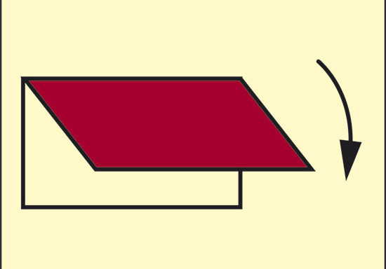 (sistema di chiusura per ventilazione esterna in ingresso o in uscita) luminescente