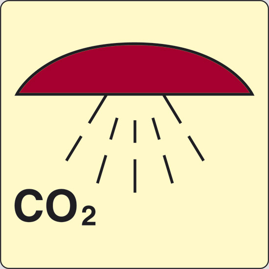 CO2 (spazio protetto da CO2) luminescente