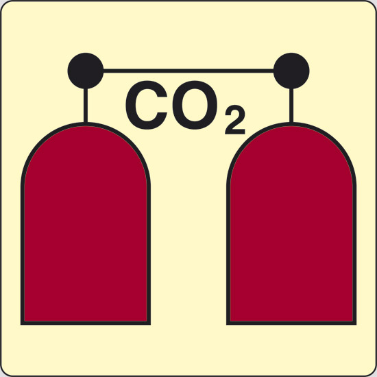 CO2 (stazione rilascio CO2) luminescente