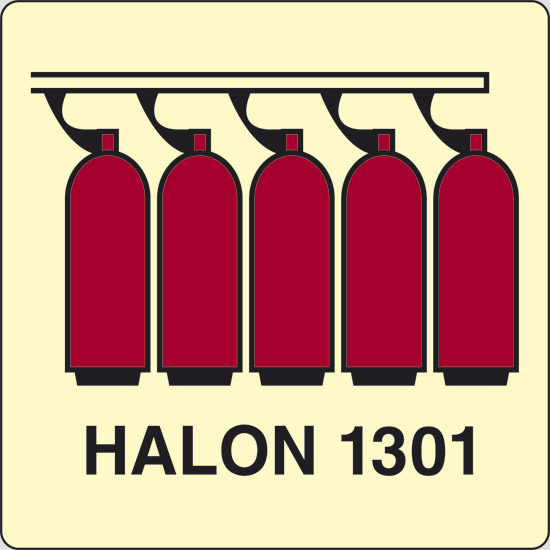 HALON 1301 (batteria Halon 1301) luminescente