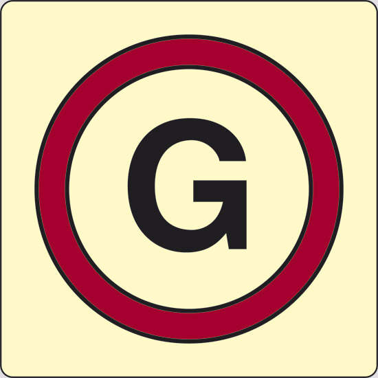 G (generatore d’emergenza) luminescente