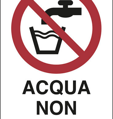 ACQUA NON POTABILE