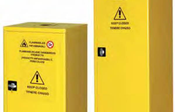 Armadio monoanta per doposito liquidi infiammabili