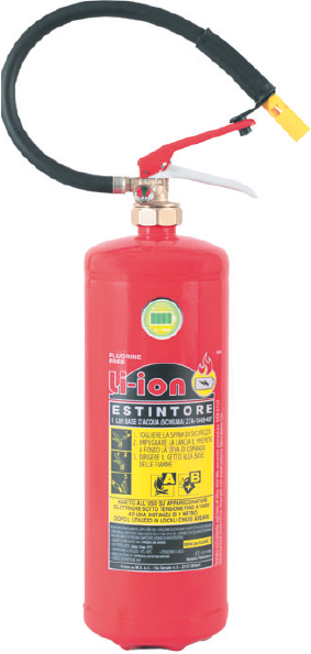Estintore 6 Lt schiuma LITHIO