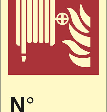 (lancia antincendio) N°  luminescente