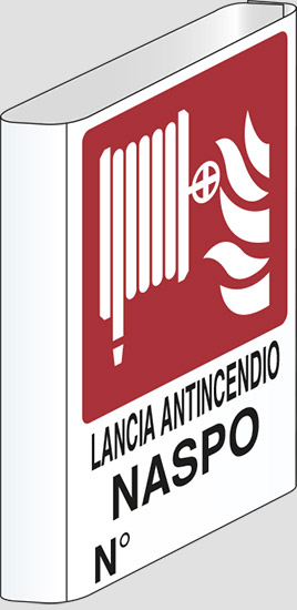 LANCIA ANTINCENDIO NASPO N° a bandiera