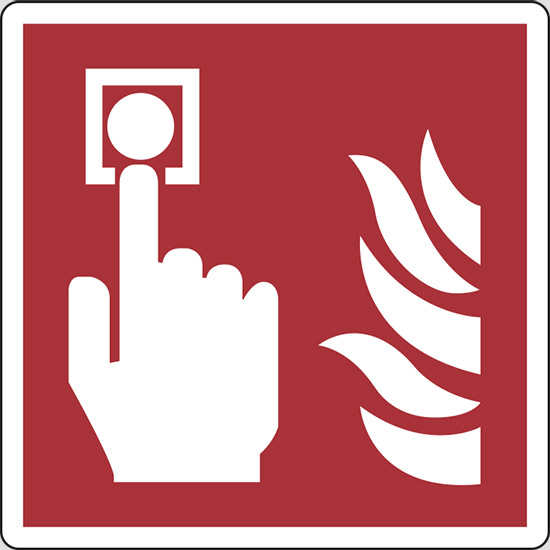 (allarme antincendio – fire alarm call point)