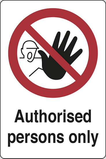 Authorised persons only