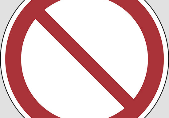 (general prohibition sign)