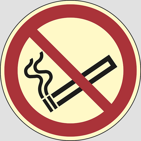 (vietato fumare – no smoking)