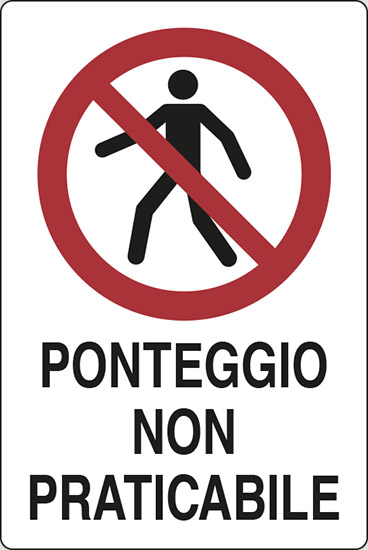 PONTEGGIO NON PRATICABILE
