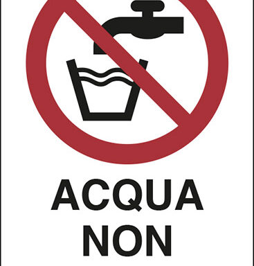 ACQUA NON POTABILE