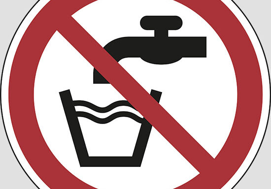 (not drinking water)
