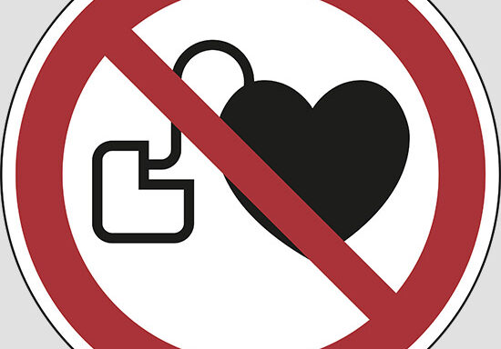 (no access for people with active implanted cardiac devices)
