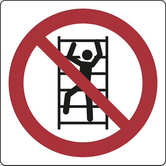 (vietato arrampicarsi – no climbing)