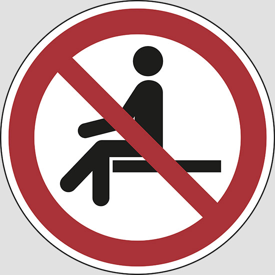 (no sitting)