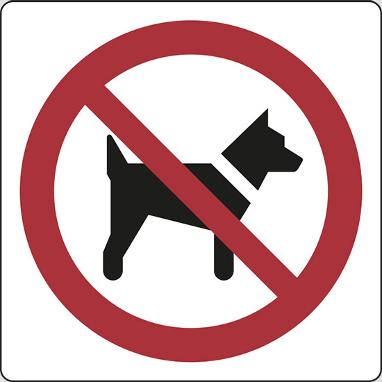 (vietato l’accesso ai cani – no dogs)