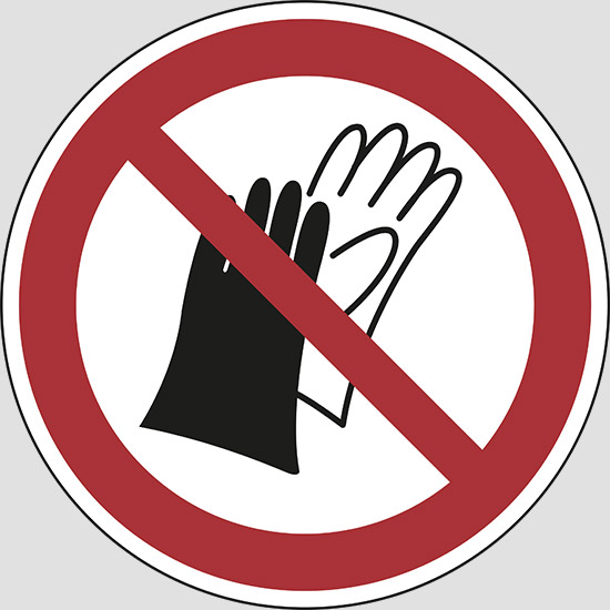 (do not wear gloves)
