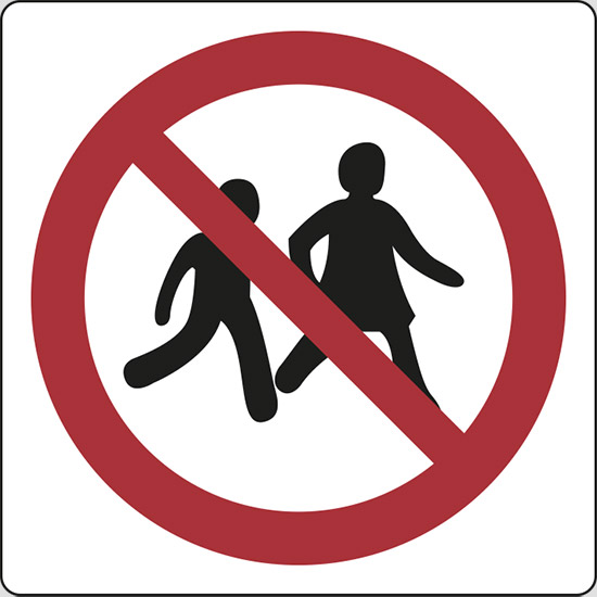 (no children allowed – proibiti i bambini)