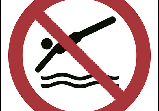 (niente immersioni – no diving)