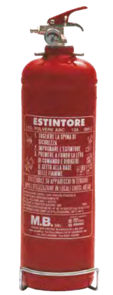 Estintore da 2 Kg polvere