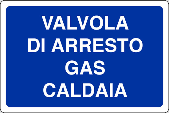 VALVOLA DI ARRESTO GAS CALDAIA