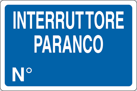 INTERRUTTORE PARANCO N