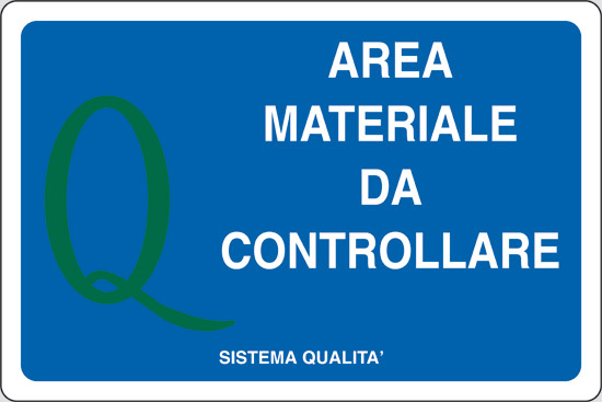 AREA MATERIALE DA CONTROLLARE