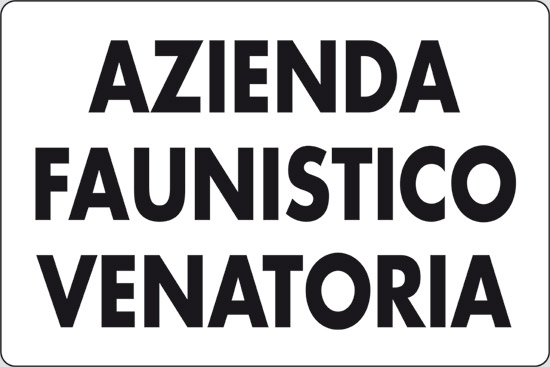 AZIENDA FAUNISTICO VENATORIA