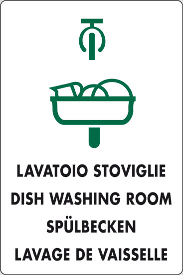 LAVATOIO STOVIGLIE DISH WASHING ROOM SPULBECKEN LAVAGE DE VAISSELLE
