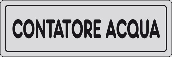CONTATORE ACQUA