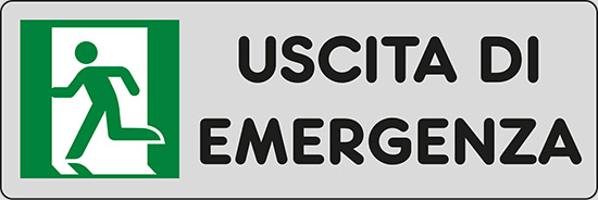 USCITA DI EMERGENZA (a sinistra)