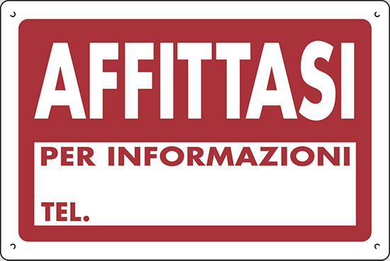 AFFITTASI PER INFORMAZIONI TEL.