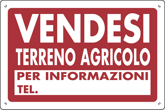 VENDESI TERRENO AGRICOLO PER INFORMAZIONI TEL.