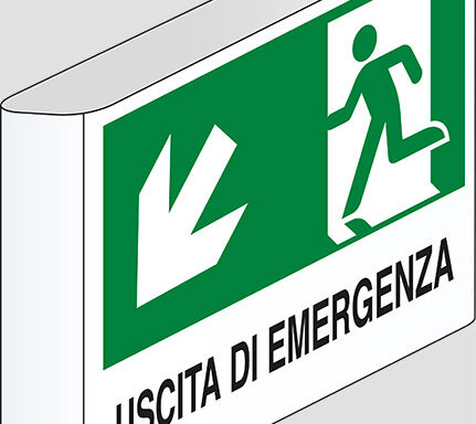 USCITA DI EMERGENZA (scala) a bandiera