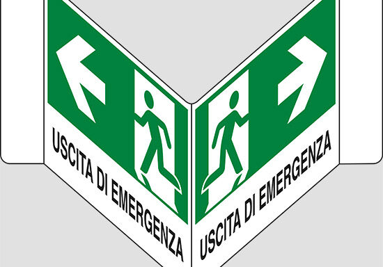 USCITA DI EMERGENZA a “V”