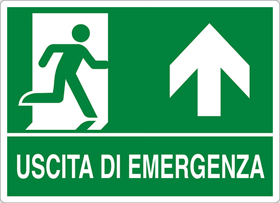 USCITA DI EMERGENZA (in alto)
