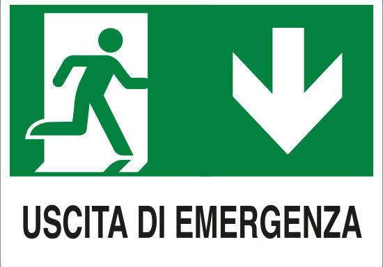 USCITA DI EMERGENZA (in basso)