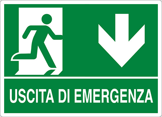USCITA DI EMERGENZA (in basso)