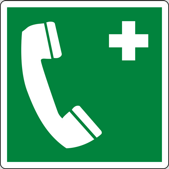 (telefono di emergenza – emergency telephone)