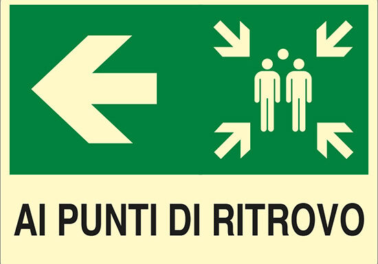 AI PUNTI DI RITROVO luminescente