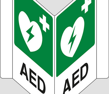 AED a “V”