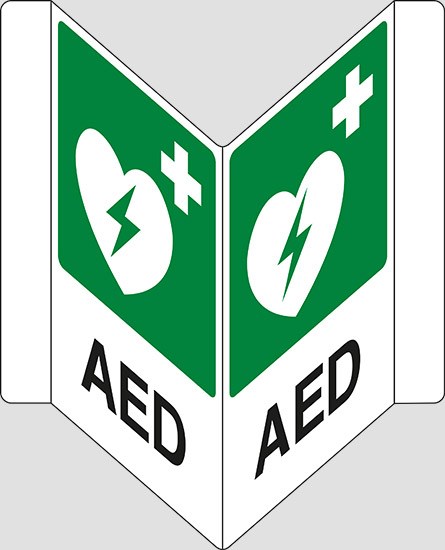 AED a “V”