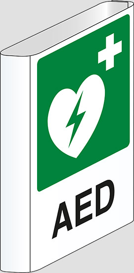 AED a bandiera