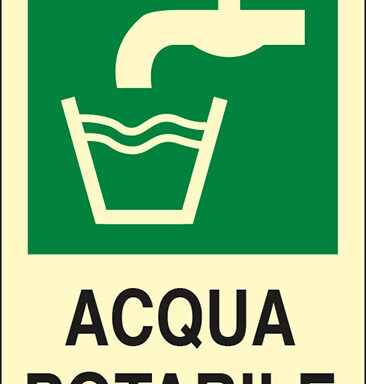 ACQUA POTABILE  luminescente