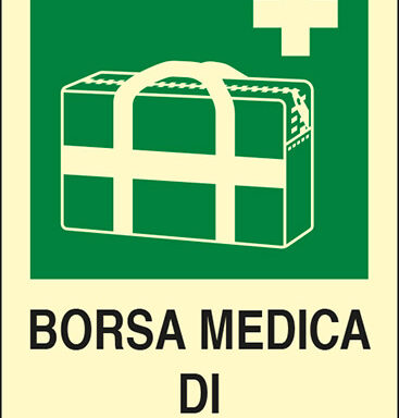 BORSA MEDICA DI EMERGENZA luminescente