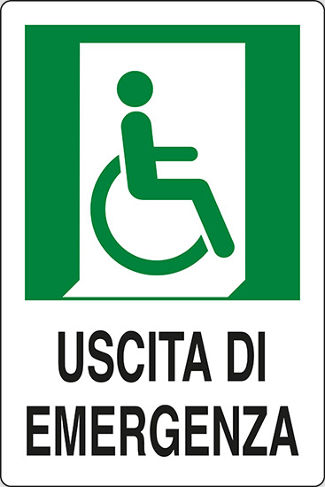 USCITA DI EMERGENZA (disabili a destra)